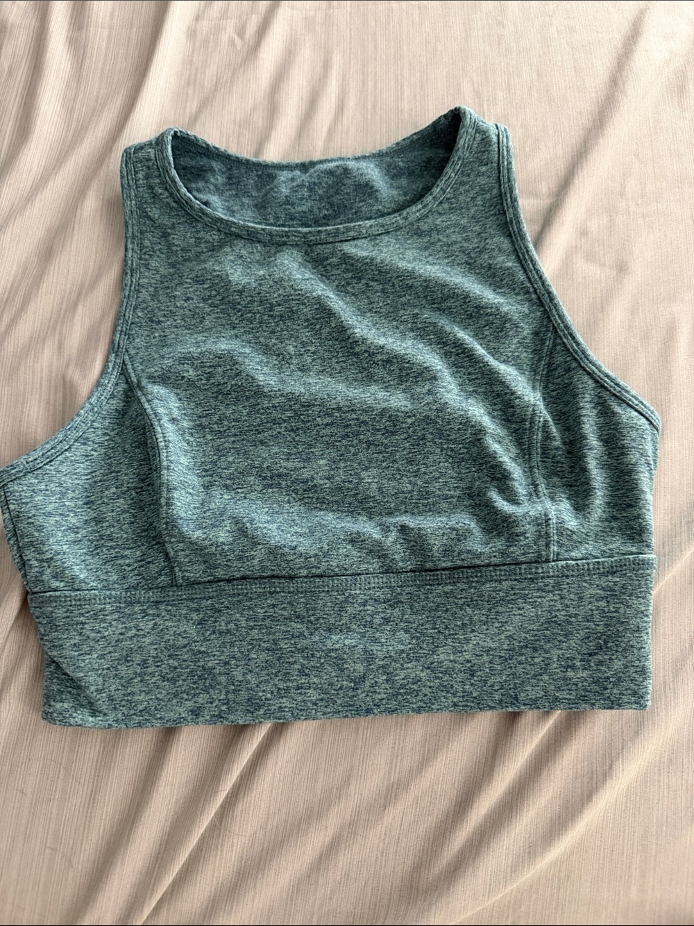 JoyLab Heathered Teal Sports Bra
